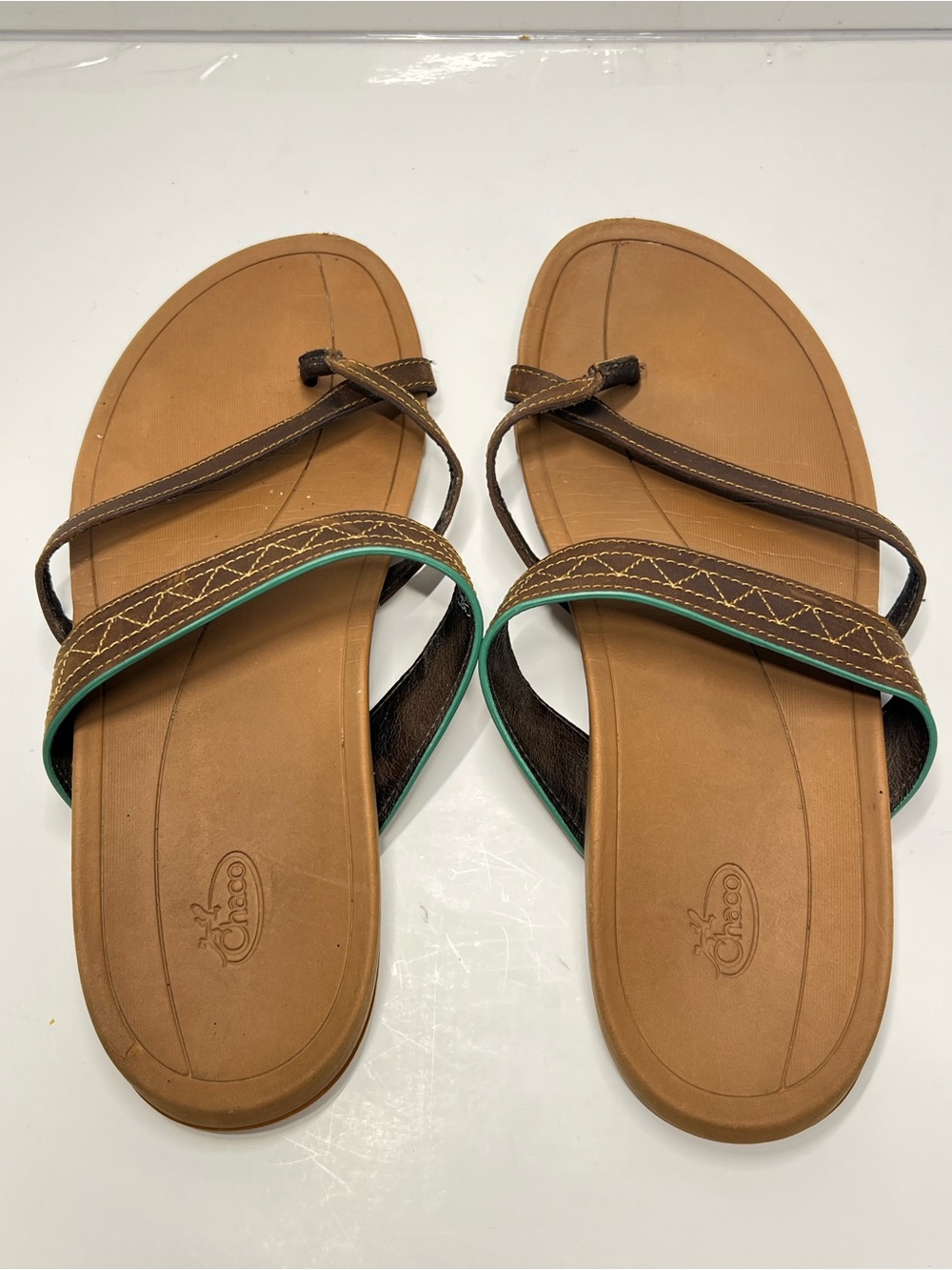 CHACO Women’s Size 8 Slip On Flat Brown Sandal - Picture 6 of 9